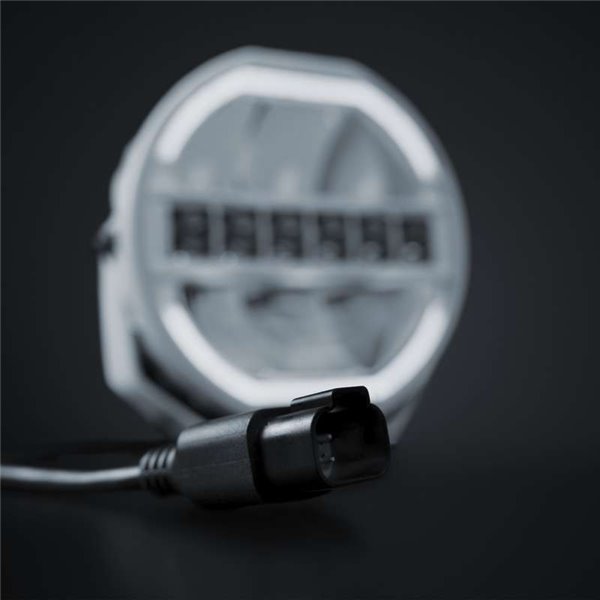 Faro LED 9" largo alcance SIBERIA SKYLORD 121W, 7025Lm, blanco y ámbar, 768m , ECE, R149 y R10