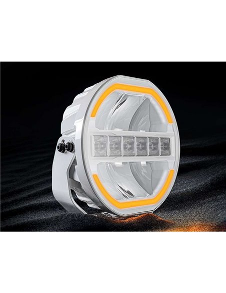 Faro LED 9" largo alcance SIBERIA SKYLORD 121W, 7025Lm, blanco y ámbar, 768m , ECE, R149 y R10