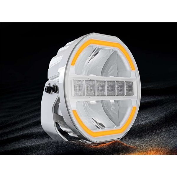 Faro LED 9" largo alcance SIBERIA SKYLORD 121W, 7025Lm, blanco y ámbar, 768m , ECE, R149 y R10
