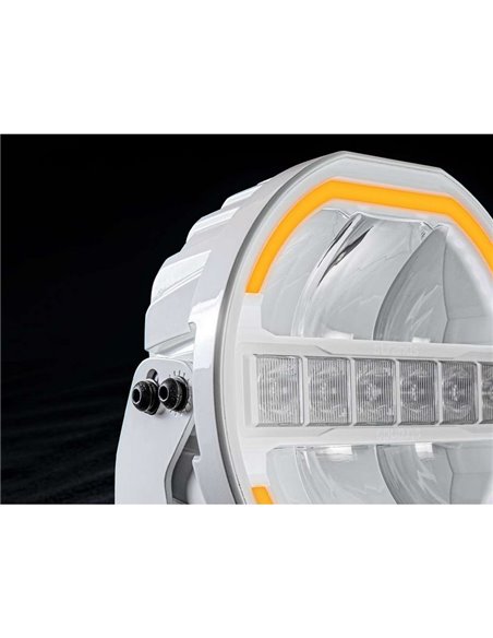 Farol de LED de 9" de longo alcance SIBERIA SKYLORD 121W, 7025Lm, branco e âmbar, 768m, ECE, R149 e R10