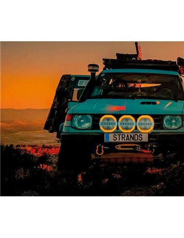 Phare LED longue portée SIBERIA SKYLORD 9" 121 W, 7 025 lm, blanc et ambre, 768 m, ECE, R149 et R10