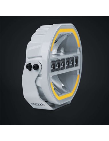 Farol de LED de 9" de longo alcance SIBERIA SKYLORD 121W, 7025Lm, branco e âmbar, 768m, ECE, R149 e R10