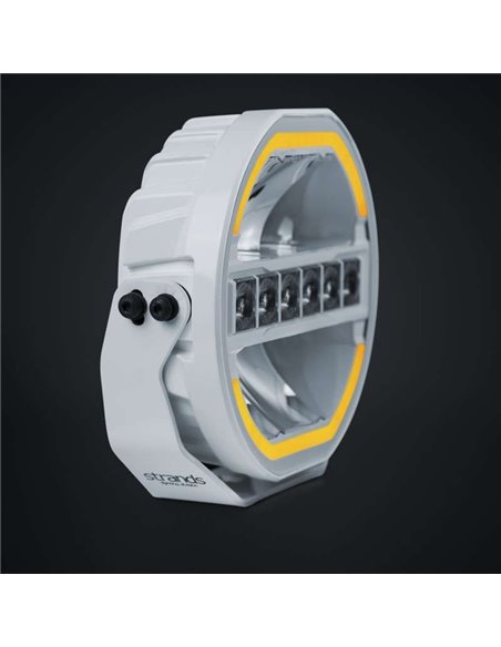 Farol de LED de 9" de longo alcance SIBERIA SKYLORD 121W, 7025Lm, branco e âmbar, 768m, ECE, R149 e R10