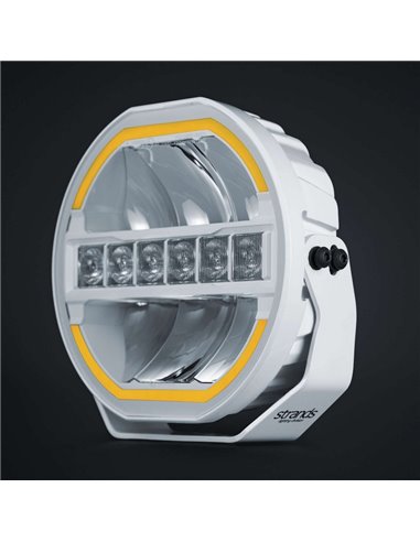 Faro LED 9" largo alcance SIBERIA SKYLORD 121W, 7025Lm, blanco y ámbar, 768m , ECE, R149 y R10