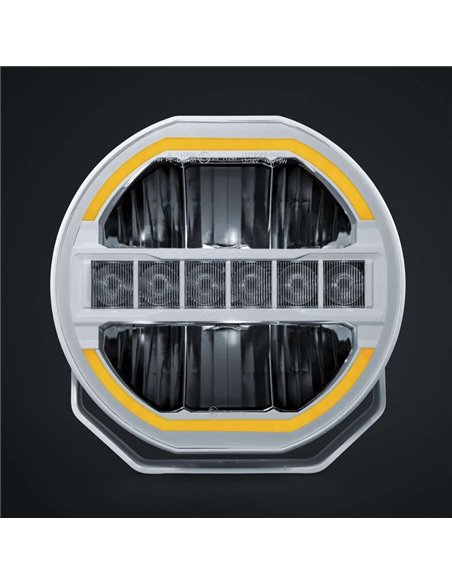 Farol de LED de 9" de longo alcance SIBERIA SKYLORD 121W, 7025Lm, branco e âmbar, 768m, ECE, R149 e R10