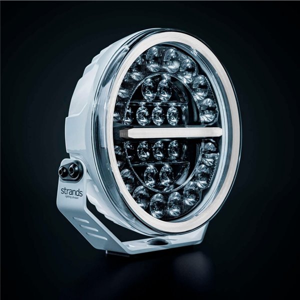 Farol de LED FIREFLY 9" 145W, longo alcance, 12076 lm, 470 m, luz branca/âmbar, 50 ângulos de feixe, ECE, R149 e R10