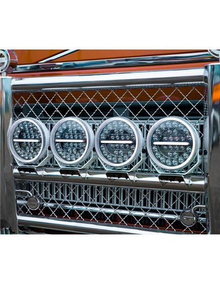 Faro LED FIREFLY 9" 145W largo alcance 12076Lm, 470m, luz blanca/ámbar, 50 puntos luz, ECE, R149 y R10