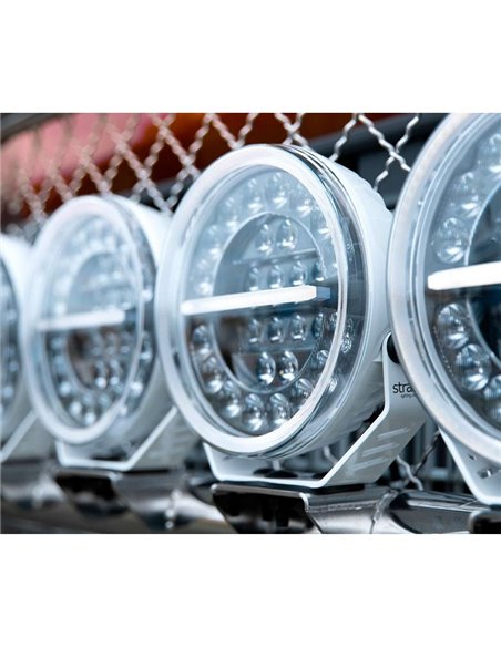 Faro LED FIREFLY 9" 145W largo alcance 12076Lm, 470m, luz blanca/ámbar, 50 puntos luz, ECE, R149 y R10