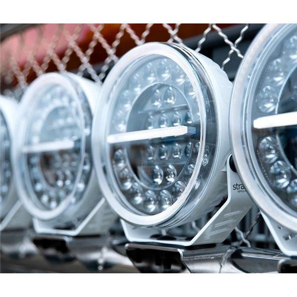 Farol de LED FIREFLY 9" 145W, longo alcance, 12076 lm, 470 m, luz branca/âmbar, 50 ângulos de feixe, ECE, R149 e R10