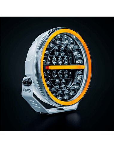 Farol de LED FIREFLY 9" 145W, longo alcance, 12076 lm, 470 m, luz branca/âmbar, 50 ângulos de feixe, ECE, R149 e R10