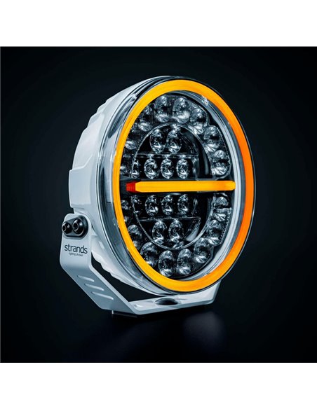 Phare LED FIREFLY 9" 145 W, longue portée, 12 076 lm, 470 m, lumière blanche/ambre, 50 angles de faisceau, ECE, R149 et R10