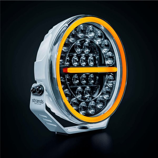 Phare LED FIREFLY 9" 145 W, longue portée, 12 076 lm, 470 m, lumière blanche/ambre, 50 angles de faisceau, ECE, R149 et R10