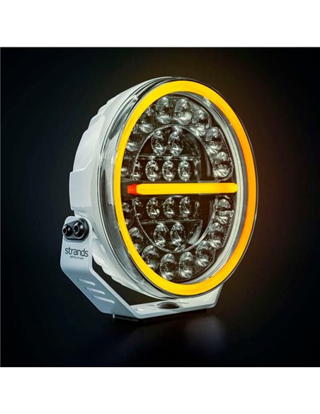 Faro LED FIREFLY 9" 145W largo alcance 12076Lm, 470m, luz blanca/ámbar, 50 puntos luz, ECE, R149 y R10