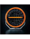 Faro LED FIREFLY 9" 145W largo alcance 12076Lm, 470m, luz blanca/ámbar, 50 puntos luz, ECE, R149 y R10