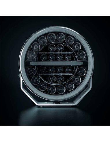 Faro LED FIREFLY 9" 145W largo alcance 12076Lm, 470m, luz blanca/ámbar, 50 puntos luz, ECE, R149 y R10