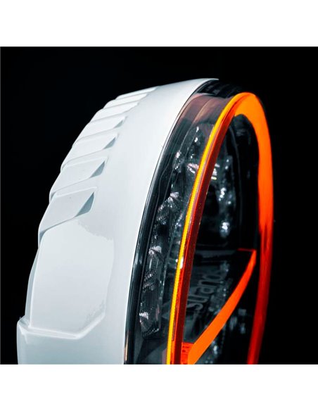 Farol de LED FIREFLY 9" 145W, longo alcance, 12076 lm, 470 m, luz branca/âmbar, 50 ângulos de feixe, ECE, R149 e R10