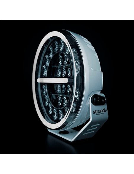 Farol de LED FIREFLY 9" 145W, longo alcance, 12076 lm, 470 m, luz branca/âmbar, 50 ângulos de feixe, ECE, R149 e R10