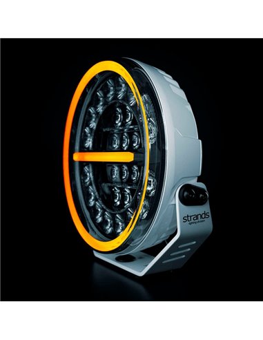 Farol de LED FIREFLY 9" 145W, longo alcance, 12076 lm, 470 m, luz branca/âmbar, 50 ângulos de feixe, ECE, R149 e R10