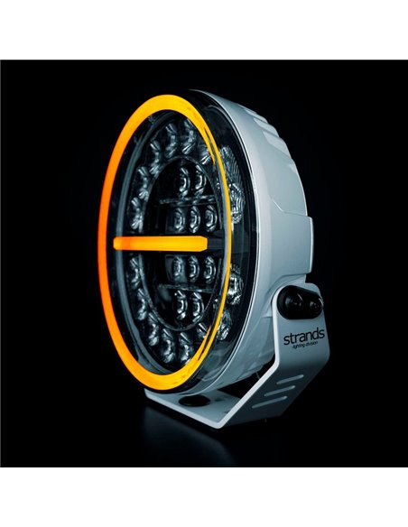 Farol de LED FIREFLY 9" 145W, longo alcance, 12076 lm, 470 m, luz branca/âmbar, 50 ângulos de feixe, ECE, R149 e R10