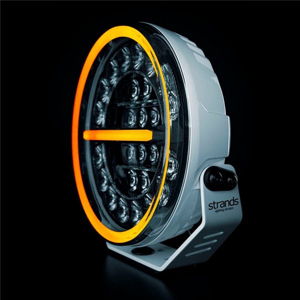 Phare LED FIREFLY 9" 145 W, longue portée, 12 076 lm, 470 m, lumière blanche/ambre, 50 angles de faisceau, ECE, R149 et R10