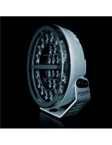 Phare LED FIREFLY 9" 145 W, longue portée, 12 076 lm, 470 m, lumière blanche/ambre, 50 angles de faisceau, ECE, R149 et R10