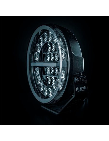 Phare LED longue portée FIREFLY 9" 145 W 12 076 lm, 470 m, lumière blanche/ambre, 50 faisceaux, ECE, R149 et R10