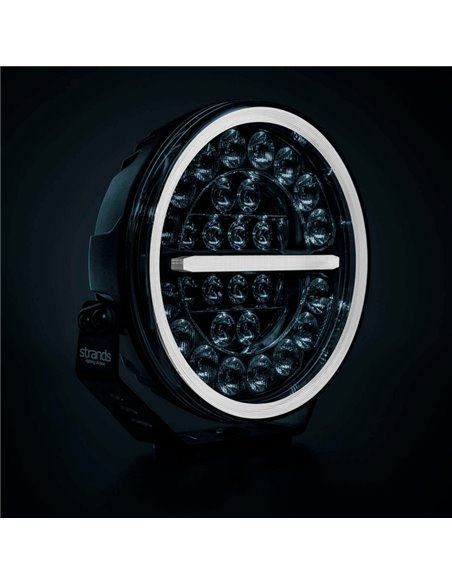 Phare LED longue portée FIREFLY 9" 145 W 12 076 lm, 470 m, lumière blanche/ambre, 50 faisceaux, ECE, R149 et R10