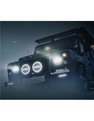 Faro LED largo alcance FIREFLY 9" 145W 12076Lm, 470m, luz blanca/ámbar, 50 puntos luz, ECE, R149 y R10