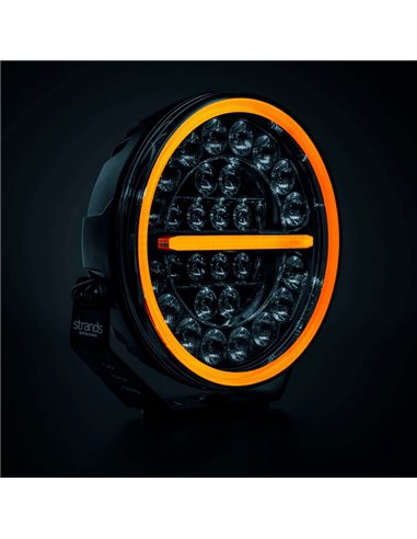 Faro LED largo alcance FIREFLY 9" 145W 12076Lm, 470m, luz blanca/ámbar, 50 puntos luz, ECE, R149 y R10