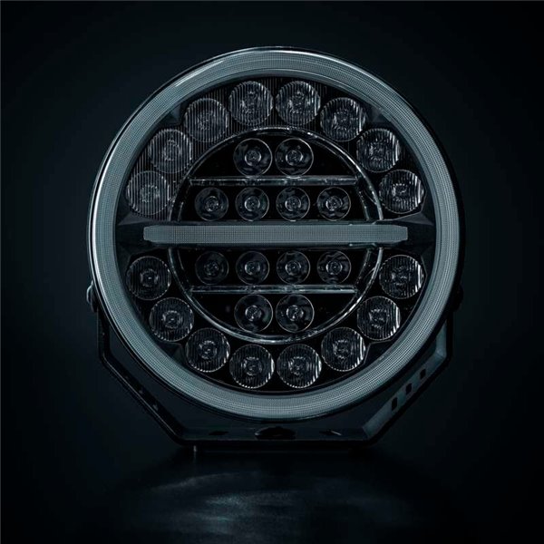 Faro LED largo alcance FIREFLY 9" 145W 12076Lm, 470m, luz blanca/ámbar, 50 puntos luz, ECE, R149 y R10