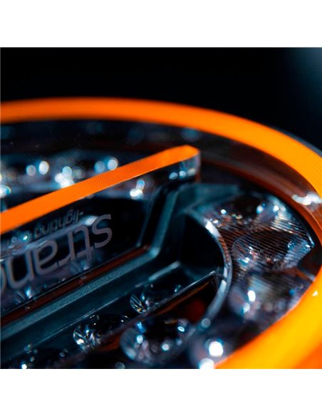 Phare LED longue portée FIREFLY 9" 145 W 12 076 lm, 470 m, lumière blanche/ambre, 50 faisceaux, ECE, R149 et R10