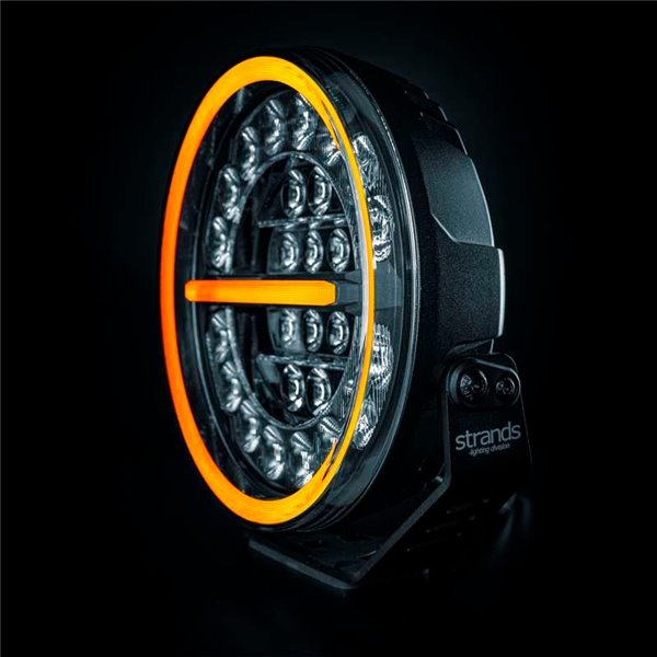 Phare LED longue portée FIREFLY 9" 145 W 12 076 lm, 470 m, lumière blanche/ambre, 50 faisceaux, ECE, R149 et R10