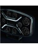 Faro LED largo alcance DARK KNIGHT INSANE 98W, 45 puntos de luz, 10500Lm, 437m, 3 funciones, ECE R7, R65, R112