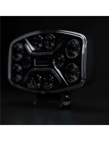 Faro LED largo alcance DARK KNIGHT INSANE 98W, 45 puntos de luz, 10500Lm, 437m, 3 funciones, ECE R7, R65, R112