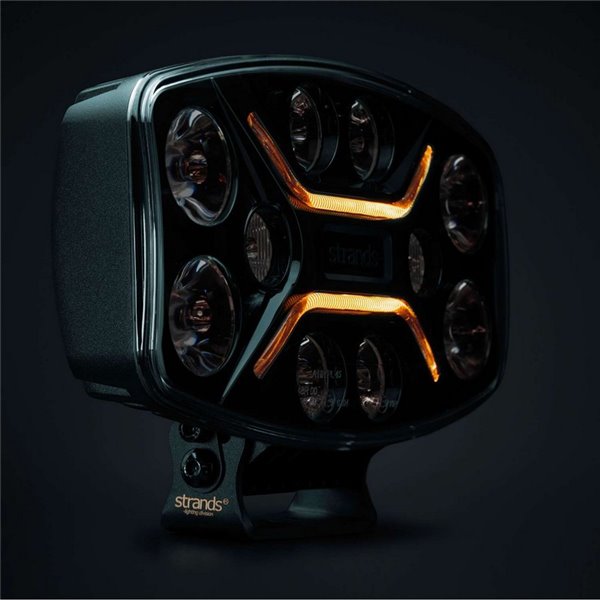 Faro LED largo alcance DARK KNIGHT INSANE 98W, 45 puntos de luz, 10500Lm, 437m, 3 funciones, ECE R7, R65, R112