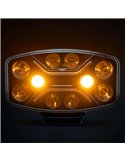 Faro LED largo alcance DARK KNIGHT INSANE 98W, 45 puntos de luz, 10500Lm, 437m, 3 funciones, ECE R7, R65, R112