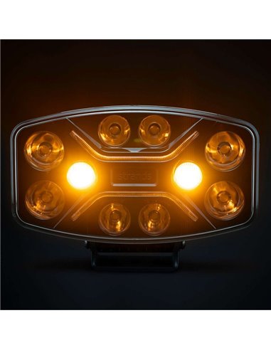 Faro LED largo alcance DARK KNIGHT INSANE 98W, 45 puntos de luz, 10500Lm, 437m, 3 funciones, ECE R7, R65, R112