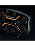 Faro LED largo alcance DARK KNIGHT INSANE 98W, 45 puntos de luz, 10500Lm, 437m, 3 funciones, ECE R7, R65, R112