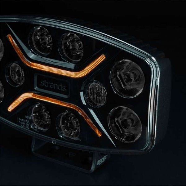 Faro LED largo alcance DARK KNIGHT INSANE 98W, 45 puntos de luz, 10500Lm, 437m, 3 funciones, ECE R7, R65, R112