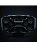 Faro LED largo alcance DARK KNIGHT INSANE 98W, 45 puntos de luz, 10500Lm, 437m, 3 funciones, ECE R7, R65, R112