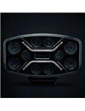 Faro LED largo alcance DARK KNIGHT INSANE 98W, 45 puntos de luz, 10500Lm, 437m, 3 funciones, ECE R7, R65, R112
