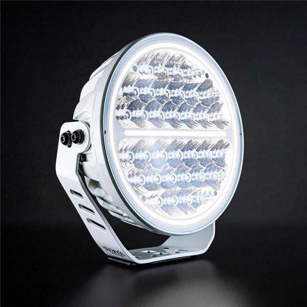 Faro LED largo alcance 9" 30 puntos de luz SIBERIA NR WHITE 145W, 13377Lm, 465m, luz blanca/ámbar, ECE R7, R112 y R10