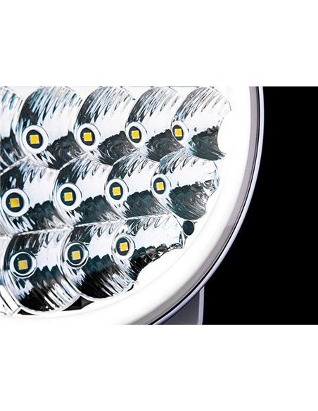 Faro LED largo alcance 9" 30 puntos de luz SIBERIA NR WHITE 145W, 13377Lm, 465m, luz blanca/ámbar, ECE R7, R112 y R10