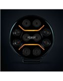 Faro LED largo alcance STRANDS DARK KNIGHT INTENSE 9" 130W, 13500Lm, 480m, blanca/ámbar, ECE R7, R112 y R10