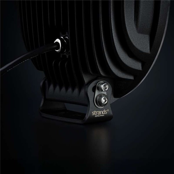 Faro LED largo alcance STRANDS DARK KNIGHT INTENSE 9" 130W, 13500Lm, 480m, blanca/ámbar, ECE R7, R112 y R10