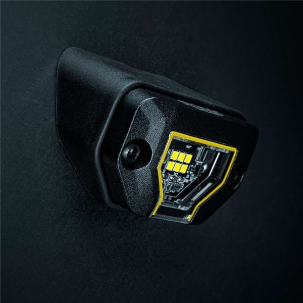 Luz de trabajo LED UNITY ROCK blanco, para superficies planas o curvas, 7,8W 780Lm alcance 17m, IP69K