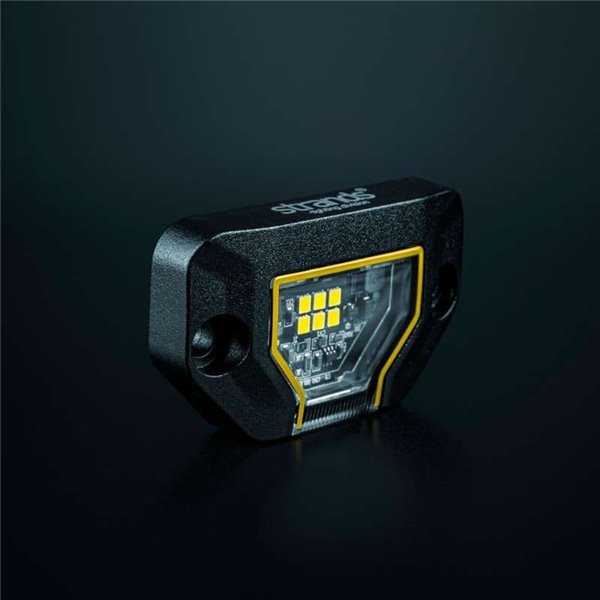 Luz de trabajo LED UNITY ROCK blanco, para superficies planas o curvas, 7,8W 780Lm alcance 17m, IP69K