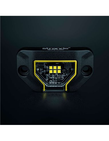 Luz de trabajo LED UNITY ROCK blanco, para superficies planas o curvas, 7,8W 780Lm alcance 17m, IP69K