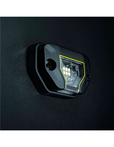 Luz de trabajo LED UNITY ROCK blanco, para superficies planas o curvas, 7,8W 780Lm alcance 17m, IP69K