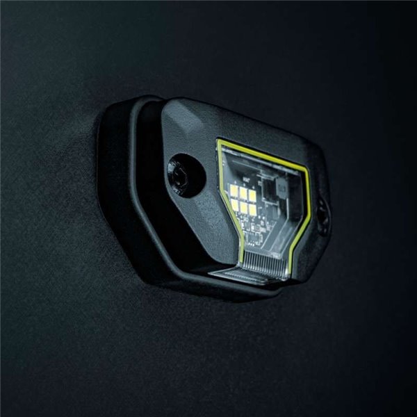 Luz de trabajo LED UNITY ROCK blanco, para superficies planas o curvas, 7,8W 780Lm alcance 17m, IP69K